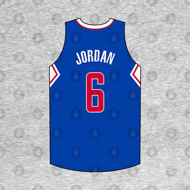 Deandre Jordan Los Angeles Jersey Qiangy by qiangdade